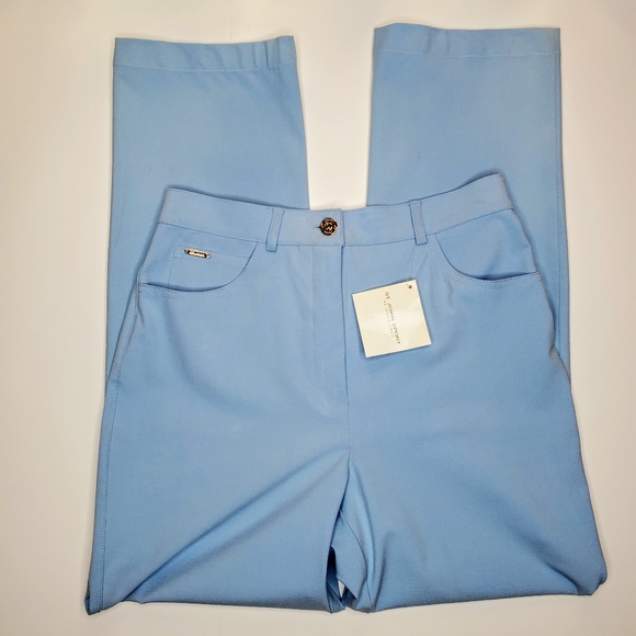 St. John Sport | NWT Porcelain Blue Trouser Pants - Picture 3 of 8